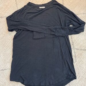 We The Free Long Sleeve Tee - Washed Black